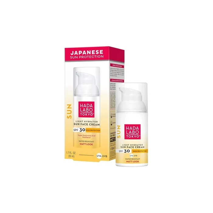 HADA LABO TOKYO SUN Face Sunscreen 50ml 30 SPF UVA UVB Moisturizing Day Cream for Sensitive Skin