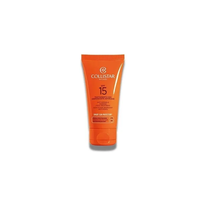 Collistar Antiwrinkle Tanning Face Treatment Spf 15 50 Ml