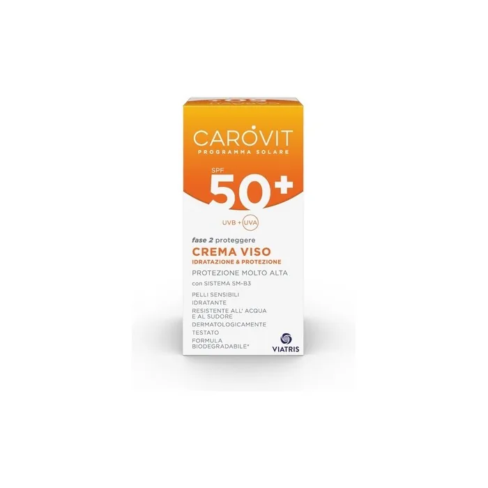 Carovit Sun Program Face Cream SPF50+ Very High Sun Protection 50ml Bottle