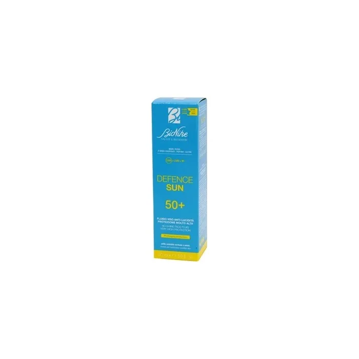 Bionike Defence Sun 50 Fluid For Face Antishine Very High Protection Spf 50 50 Ml