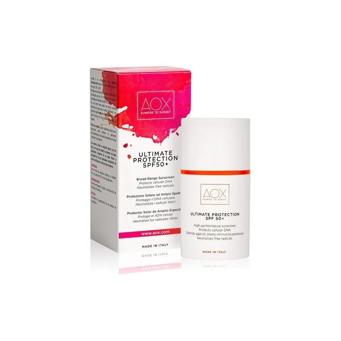 Aox Ultimate Sunscreen SPF 50 Triple Protection from UVA and UVB Rays