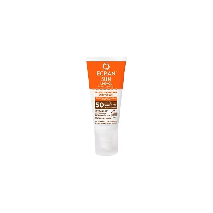 Ecran Ecran Sun Lemonoil Face And Neck Fluid Spf 50 50ml