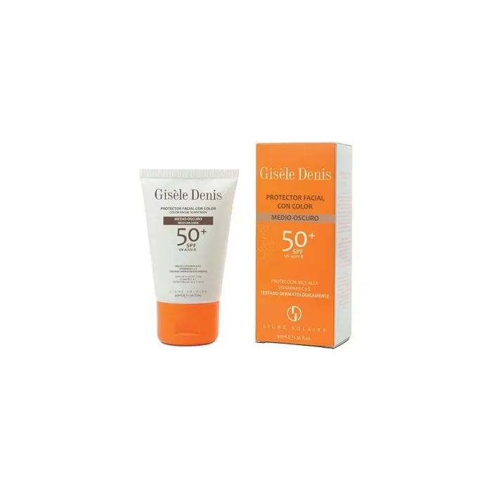Gisle Denis Color Facial Sunscreen Spf 50 Mediumdark 40ml