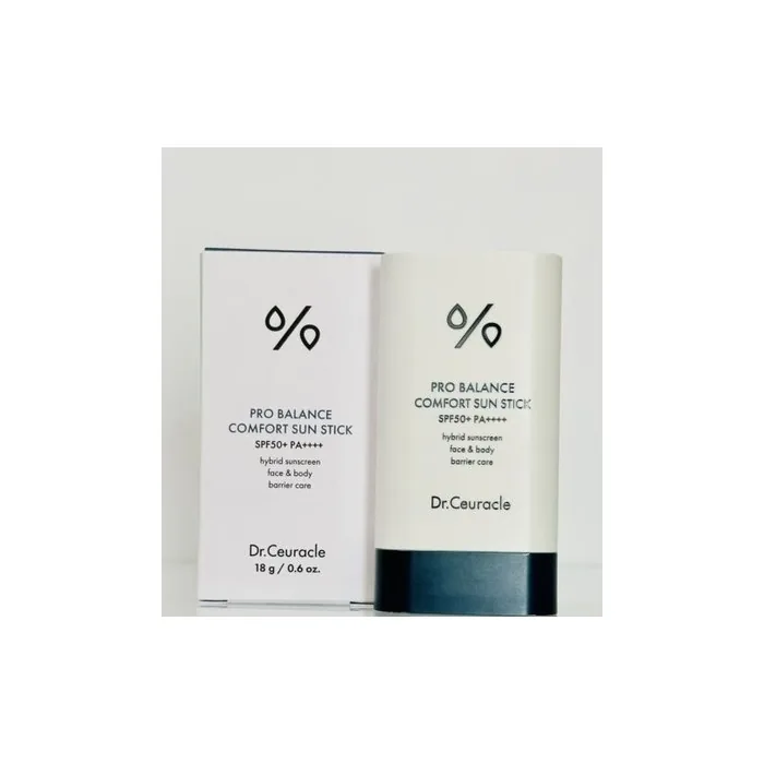 DR.CEURACLE Pro Balance Comfort Sun Stick SPF50+ PA++++ Hybrid Korean Beauty