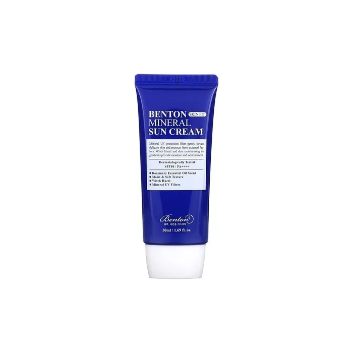 Benton SKIN FIT MINERAL SUN CREAM SPF50+/PA++++ 1.7 fl oz/50ML Sunscreen