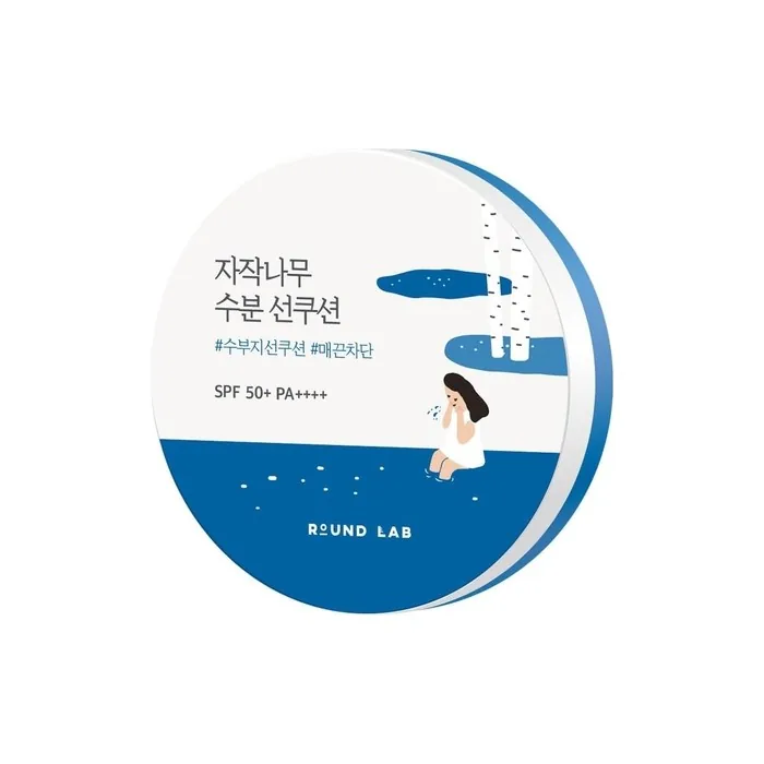 Round Lab Birch Juice Moisturizing Sun Cushion SPF 50+ PA++++ 15g