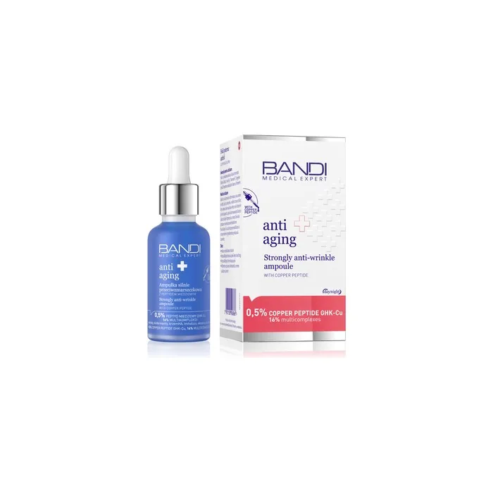 Strongly anti-wrinkle ampoule with copper peptide