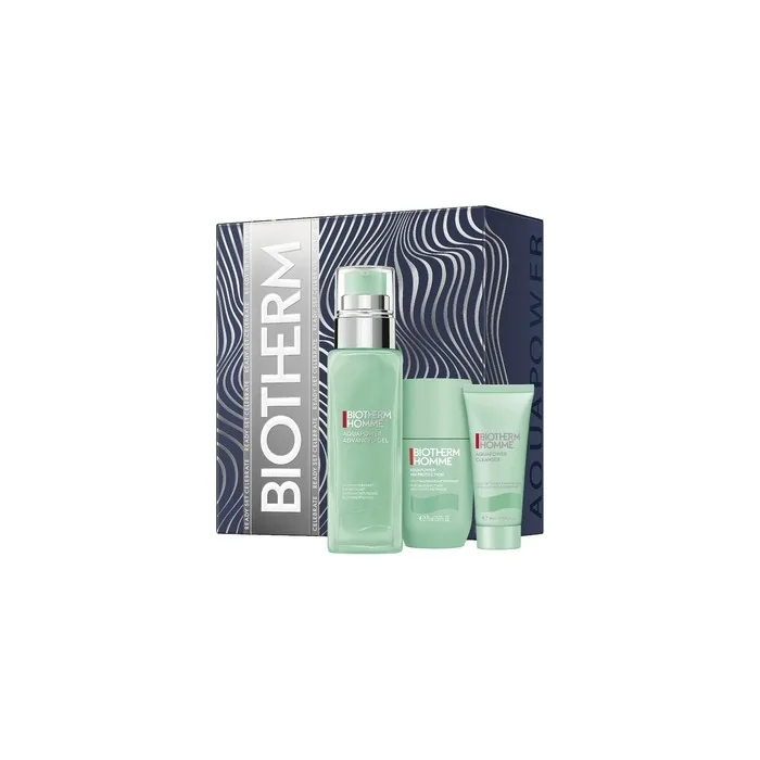 Biotherm Homme Aquapower Advanced Gel For Normal To Combination Skin 75ml Gift Set
