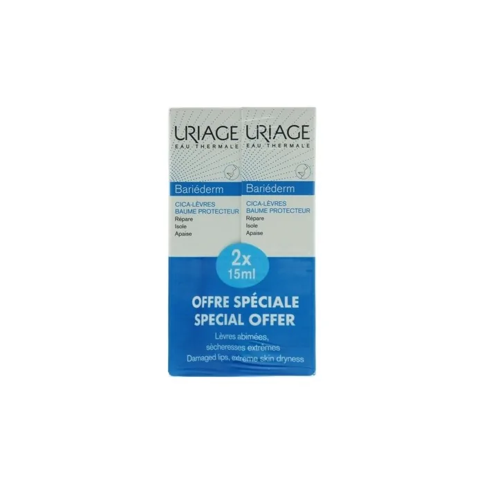 Uriage Bariederm Cicalip Repairing Balm Gift Set 2x15ml Unisex