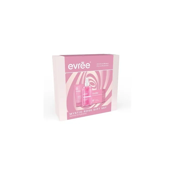 Farmona Evree Mystic Rose Gift Set Toner 200ml Face Cream 50ml Hand Cream 75ml
