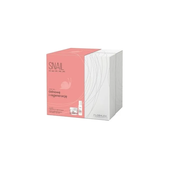 Floslek Snail Gift Set Elixir 30ml Day and Night Cream 50ml