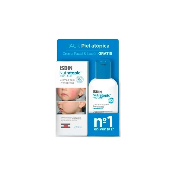 Isdin Isdin Nutratopic Facial Cream Set 2 Pieces 50ml Each