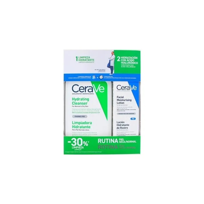 CeraVe Hydrating Cleanser 473ml + CeraVe Hydrating Facial Lotion 52ml