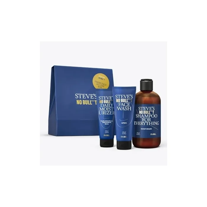 Steve's Fresh Face All Day Set Skin And Hair Care Gift Set