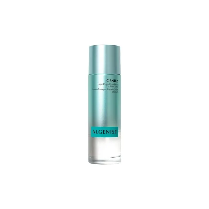 Algenist Genius Liquid Skin Resurfacing 2% BHA Toner Facial Exfoliator for Fine Lines and Wrinkles Vegan Collagen for Skin and Pore Refining Toner 100ml
