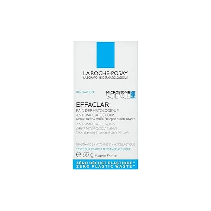 La Rocheposay Effaclar Solid Cleanser Antiimperfections And Purifying For Acneprone Skin 65 G