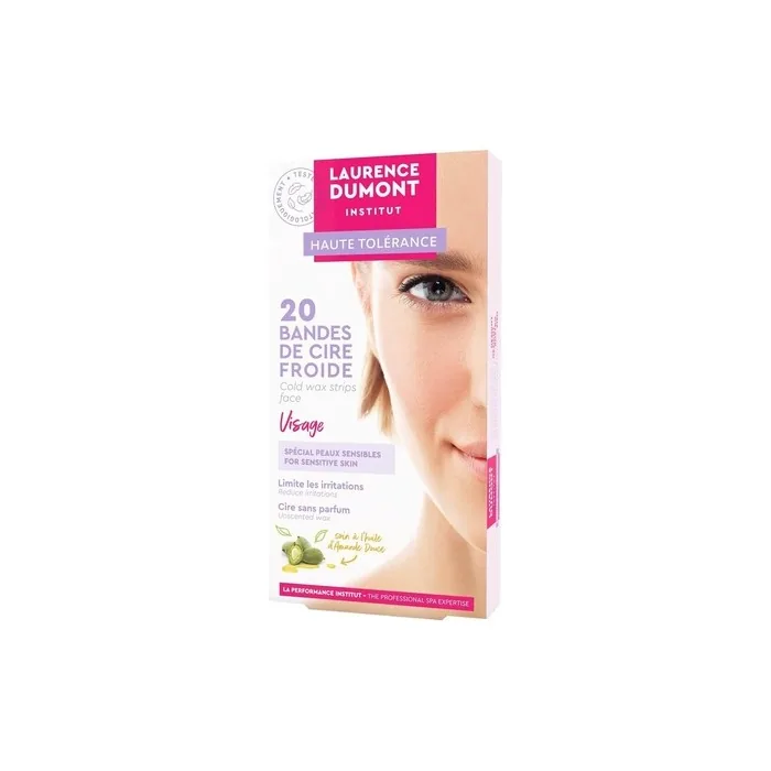 Laurence Dumont Hypoallergenic Cold Wax Strips for Face with Extracts