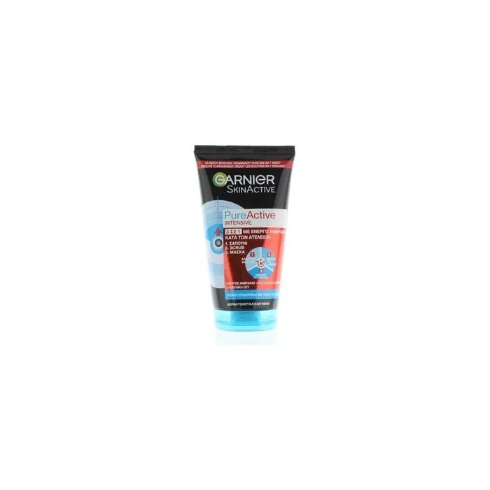 Garnier Pure Active Charcoal 3 in 1 Facial Cleanser