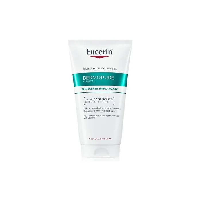 Eucerin Dermopure Clinical Triple Action Facial Cleanser 150ml
