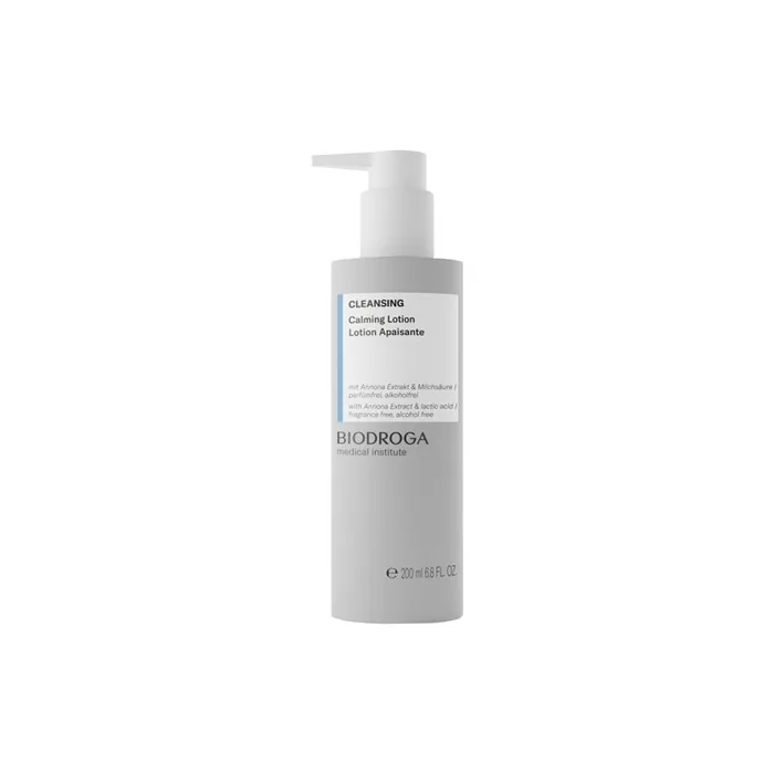 BIODROGA Medical Institute Cleansing Calming Lotion 200ml with Antioxidants - Sensitive, Soothing, pH Neutral, Hypoallergenic, Moisturizing, Paraben-Free, Fragrance-Free