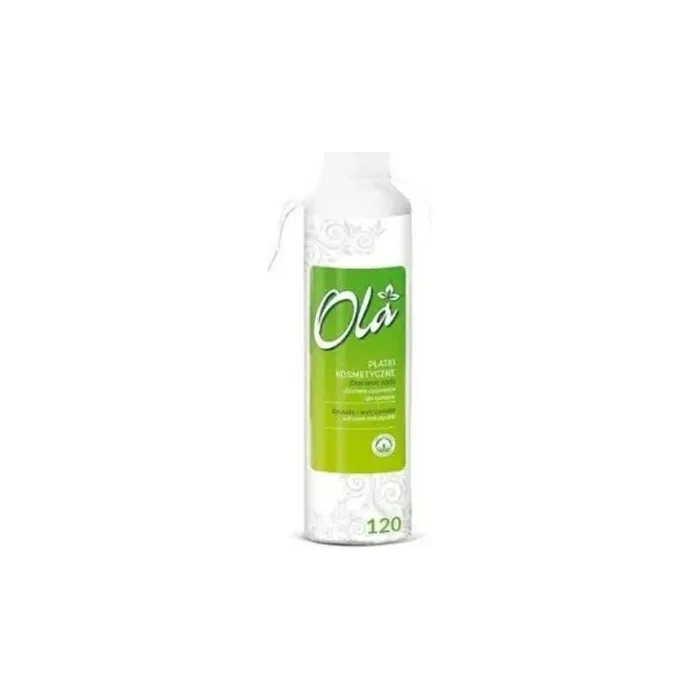 CLEANIC Ola Cosmetic Cotton Pads 120 Pieces - Soft and Lint-Free