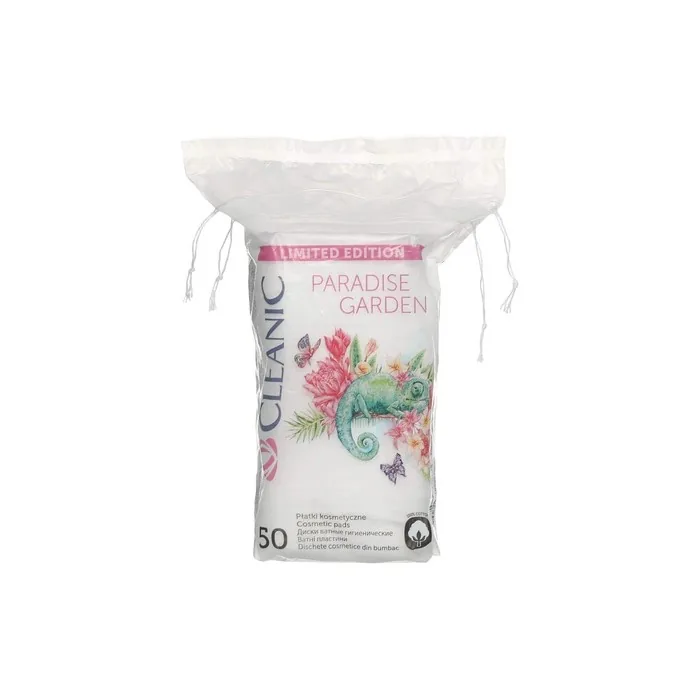 CLEANIC Pure Effect Cosmetic Squares 50 Pieces