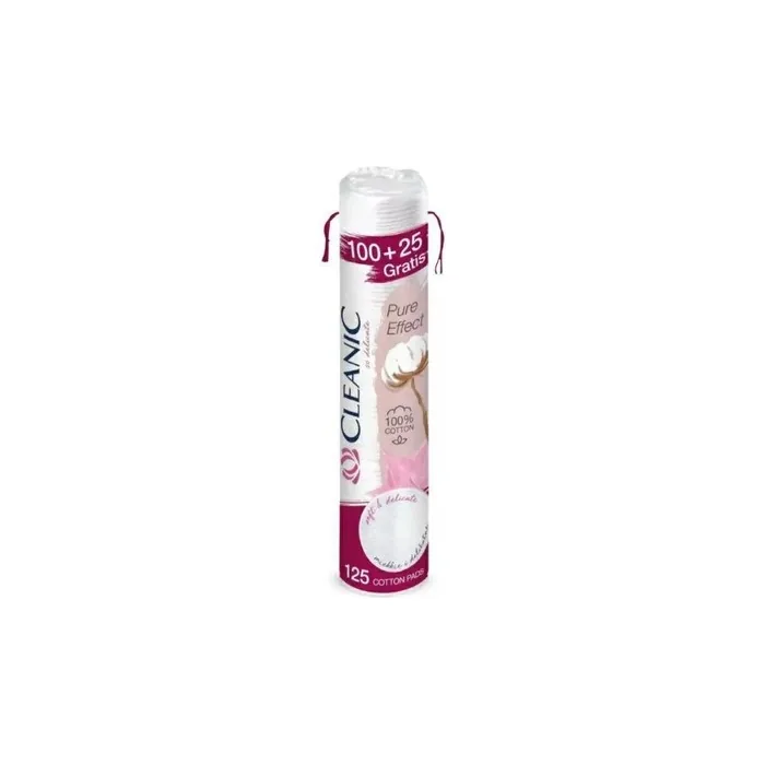 CLEANIC Cosmetic Pads 100 + 25 Extra Pieces