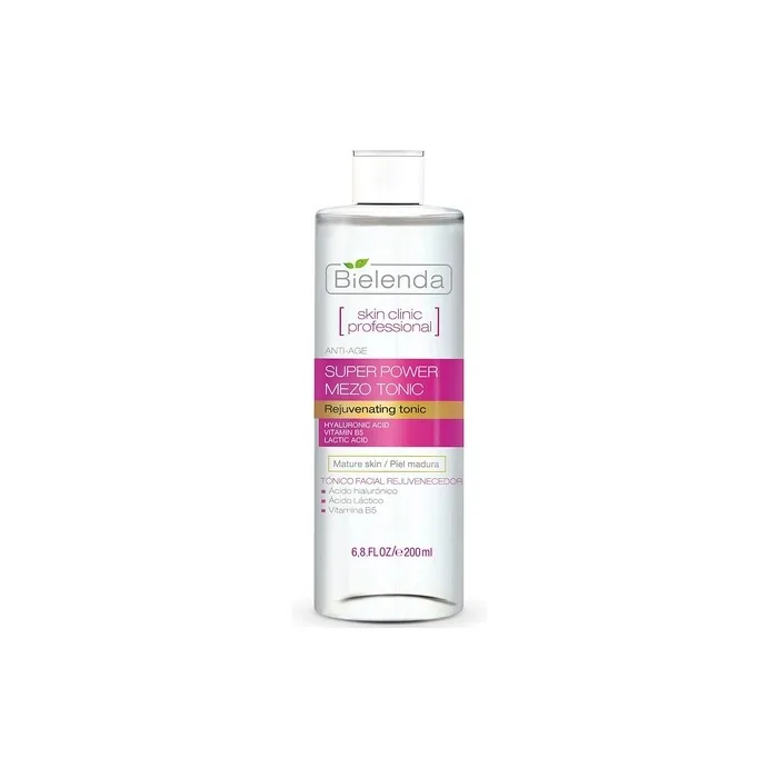 Bielenda Skin Clinic Face Tonic with Lactic and Hyaluronic Acid 200ml
