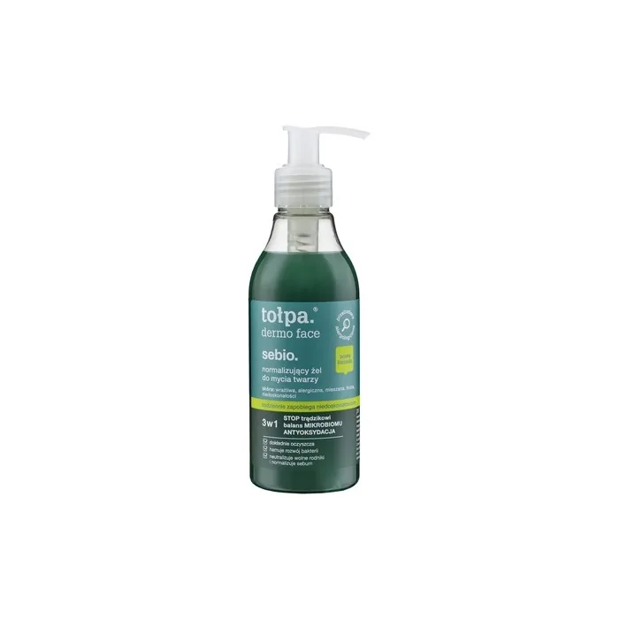 Tolpa Tolpa Dermo Face Sebio Normalizing Face Wash Gel 3 In 1 195 Ml