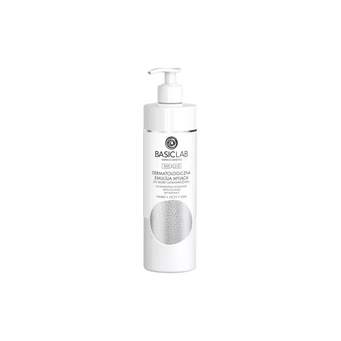 Basiclab Dermatological Cleansing Emulsion For Ultrasensitive Skin 300ml