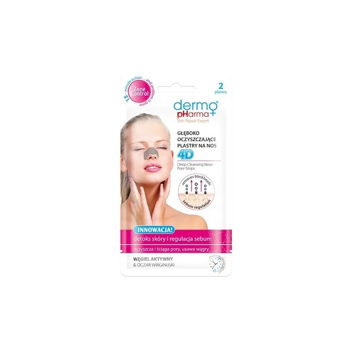 Chlapu Chlap Dermo Pharma Deep Cleansing Nose Patches 1 Pack 2 Pieces