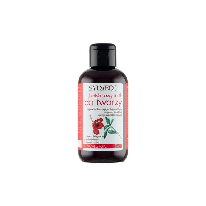 Sylveco Hibiscus Facial Toner Moisturizing 150ml - Complements Makeup Removal And Provides Freshness