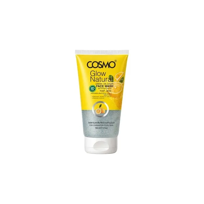 Cosmo Lemon Glow Natural Face Wash 150ml