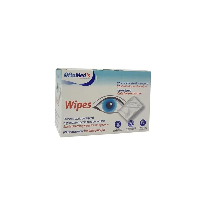 Farmac-Zabban Oftamed Cleansing Wipes for the Periocular Area 30 Wipes