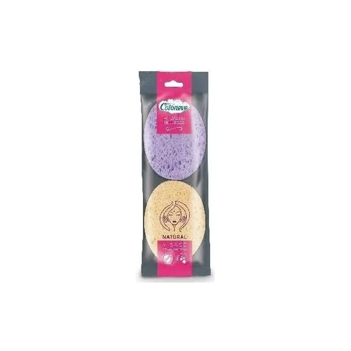 Cotoneve Natural Visage Cellulose Facial Cleansing Sponges