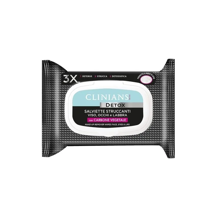 Detox Cleaning Wipes with Charcoal 25 Wipes