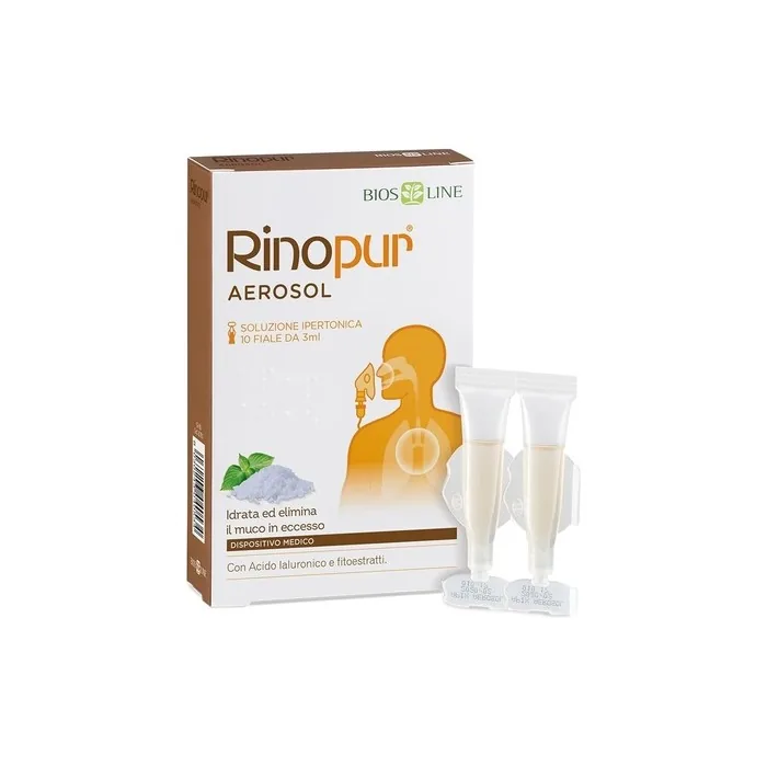Bios Line Rinopur Singledose Aerosol 10x3ml CE DDM 9342 New Formulation