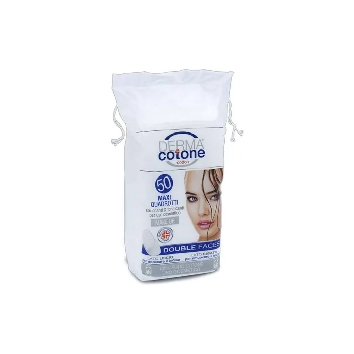 Derma Cotton Maxi Squares 50 Pieces
