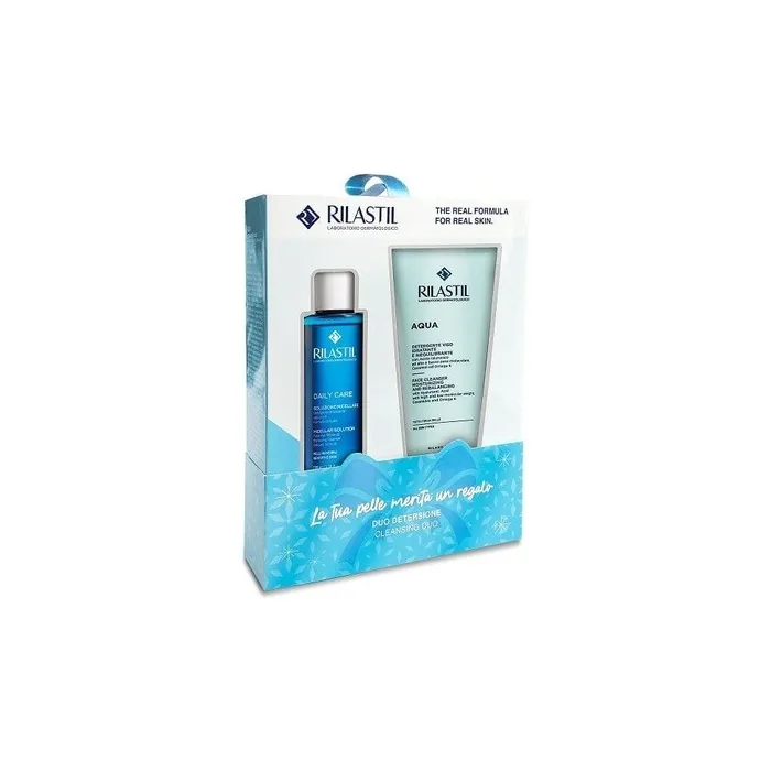 Rilastil Duo Cleansing Set Aqua Cleanser 200ml and Micellar Solution 100ml