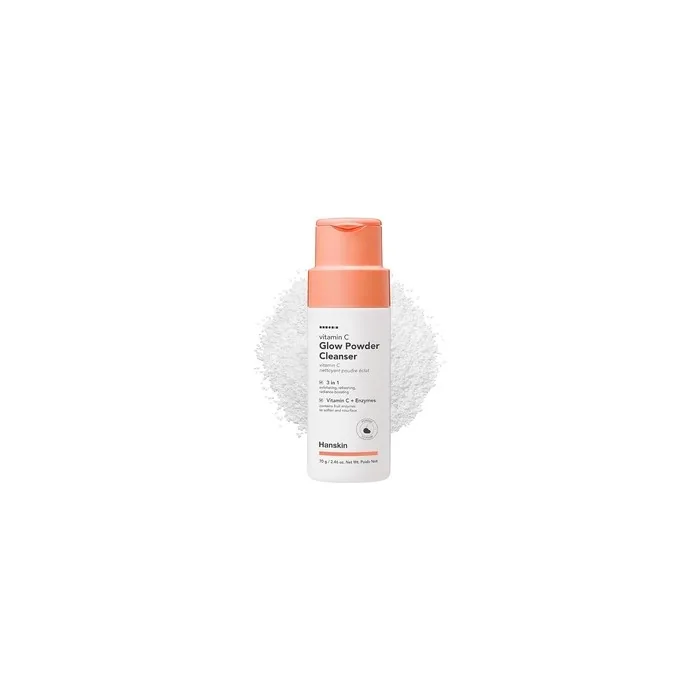 Hanskin Vitamin C Glow Powder Cleanser Gentle Face Wash for Brightening