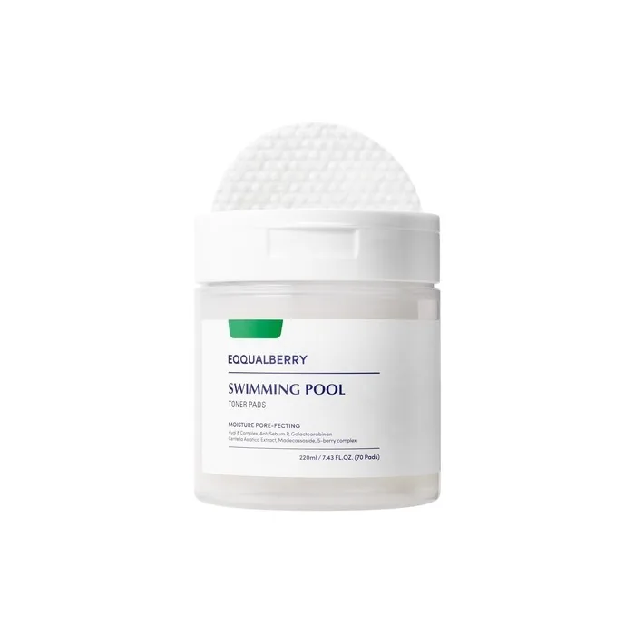 Swimming Pool Toner Pads Dual-Textured Facial Toner Pads for Pore Care