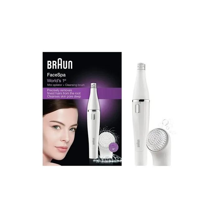 Braun Face Facial Epilator and Cleansing Brush SE810