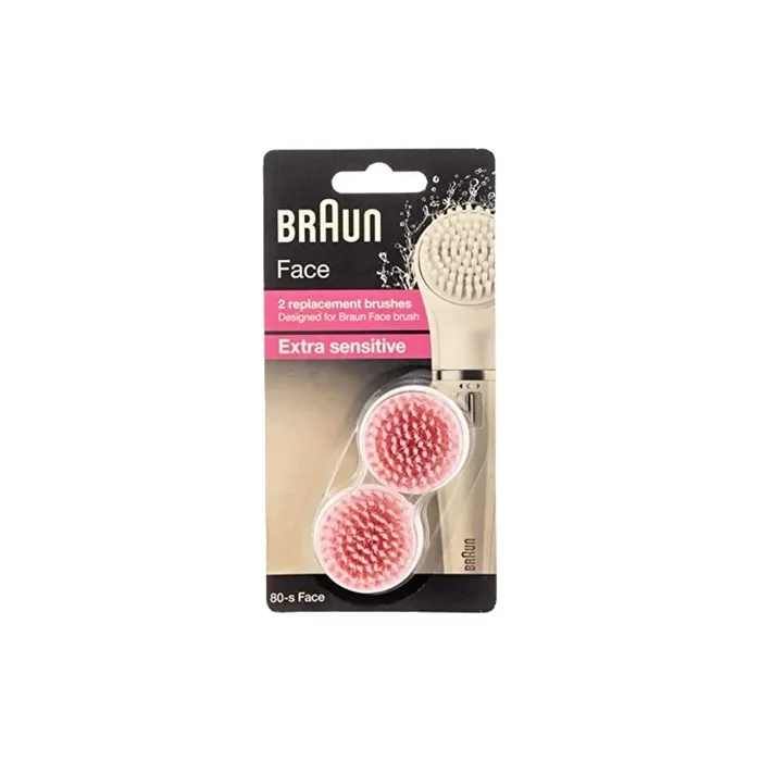 Braun Face 80-s Extra Sensitive Replacement Brush for Deep Pore Cleansing
