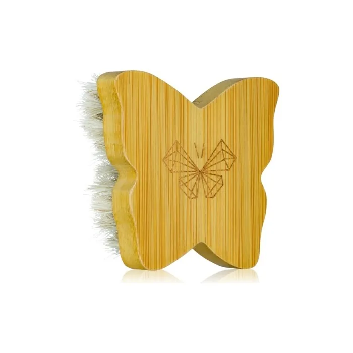 Crystallove Bamboo Butterfly Agave Face Brush Travel Size