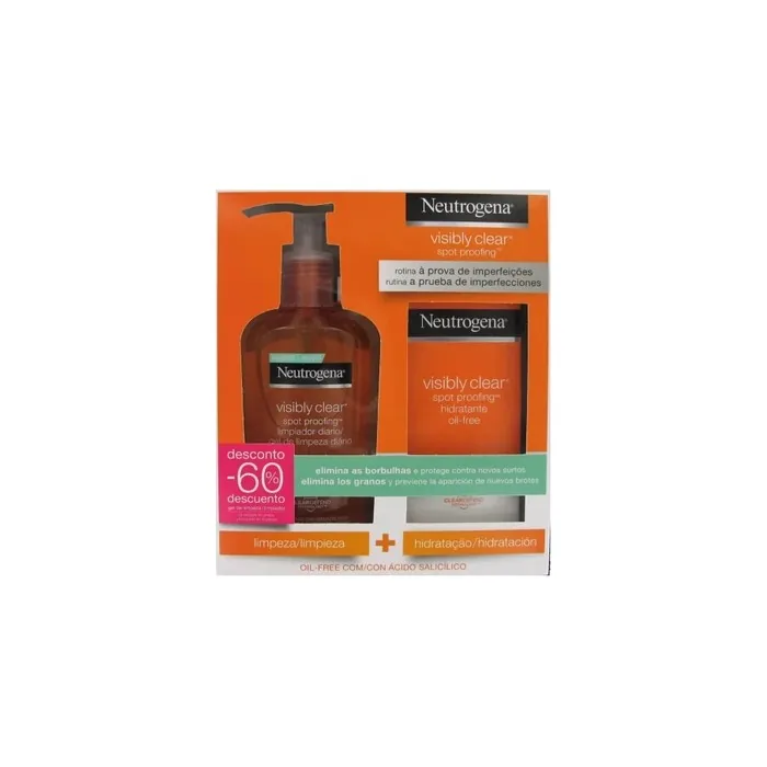 Neutrogena Visibly Clear Daily Wash 200ml Set Of 2 Pieces