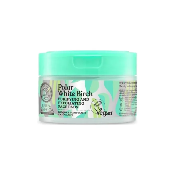 Natura Siberica Purifying And Exfoliating Face Pads 20 Units