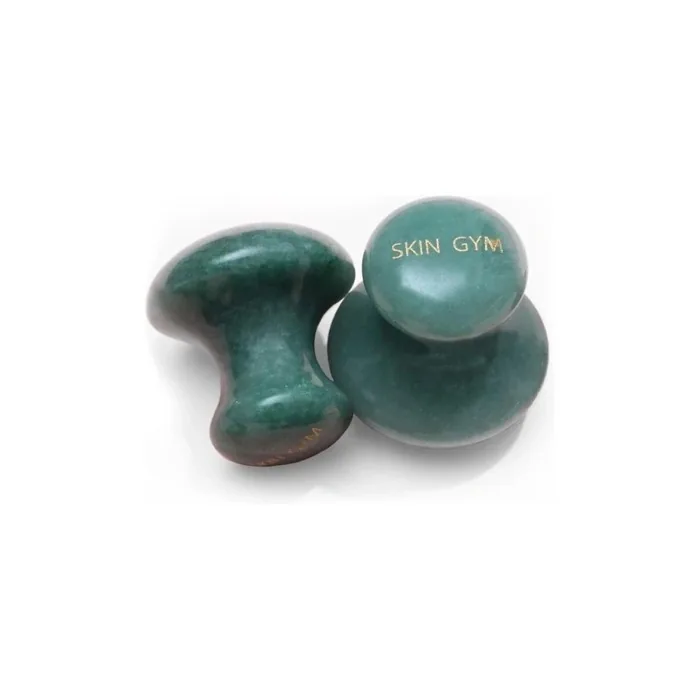Pbi Skin Gym Pair Of Flowies For Face Jade Stone