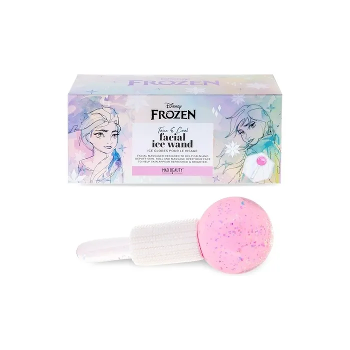 MAD BEAUTY Disney Frozen Tone & Cool Facial Ice Wand Facial Massager to Help Calm and Depuff Skin
