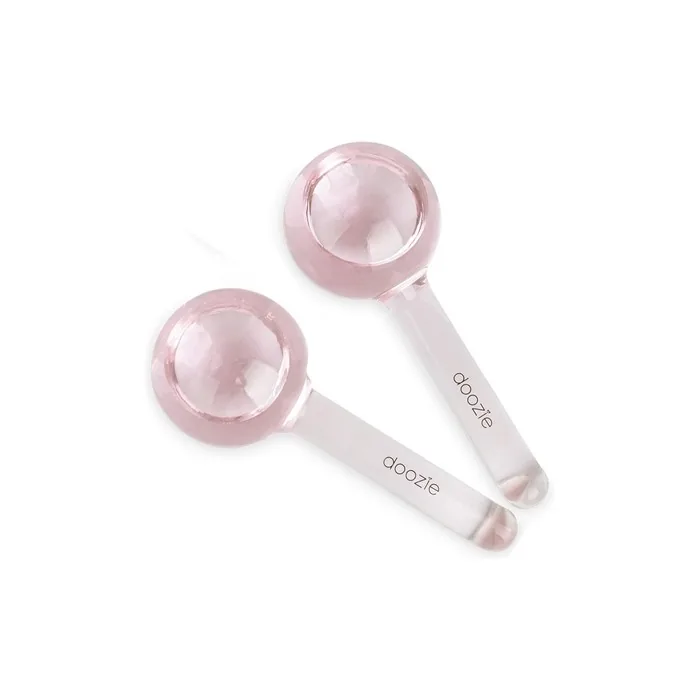 Doozie Facial Ice Globes 2pack Light Pink