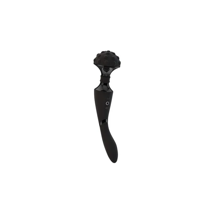 Shots Shiatsu Bendable Massager Wand Black